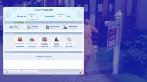 sims 4 for rent tenant agreement